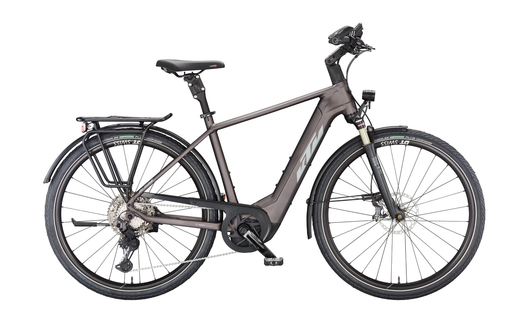 E-Bike KTM Macina Style 710 750Wh Kiox 300 Herren 11G smart CX 28" Kiox GPS elderberry