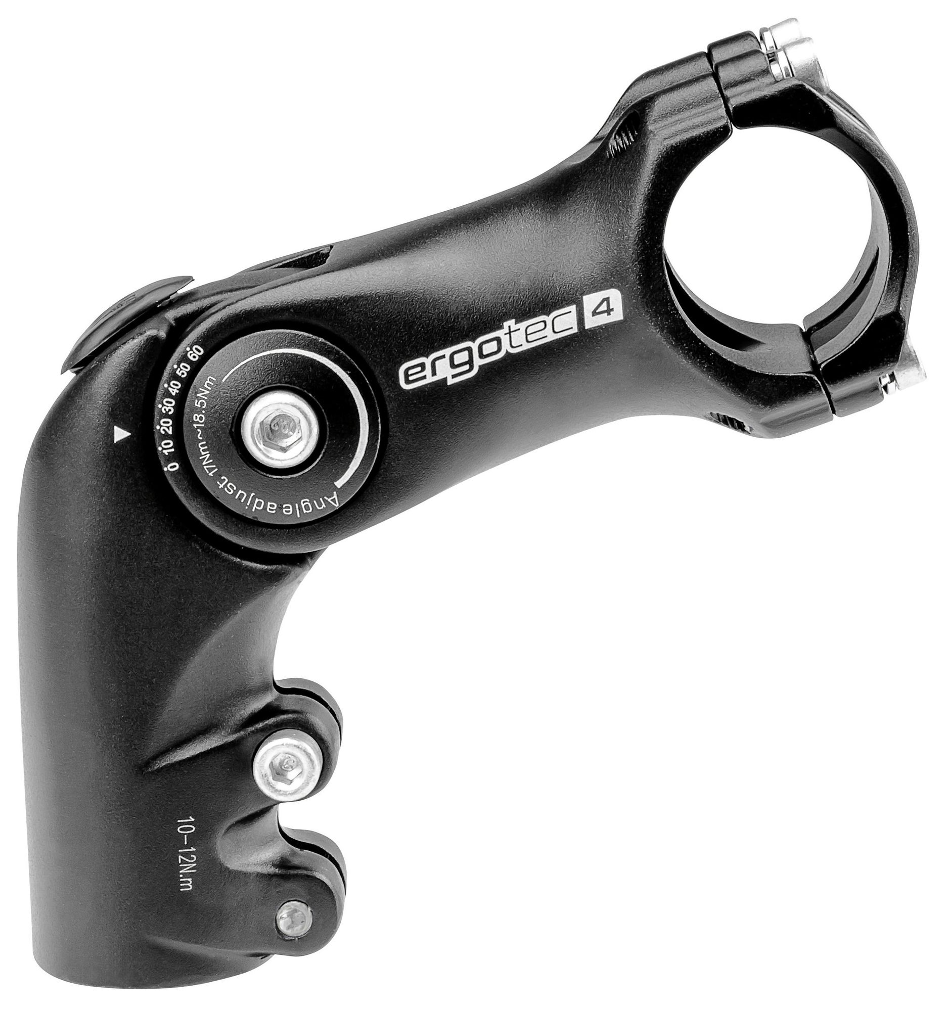 ergotec Ahead-Vorbau Octopus Alu schwarz-sandgestrahlt 25,4 mm 1 1/8"