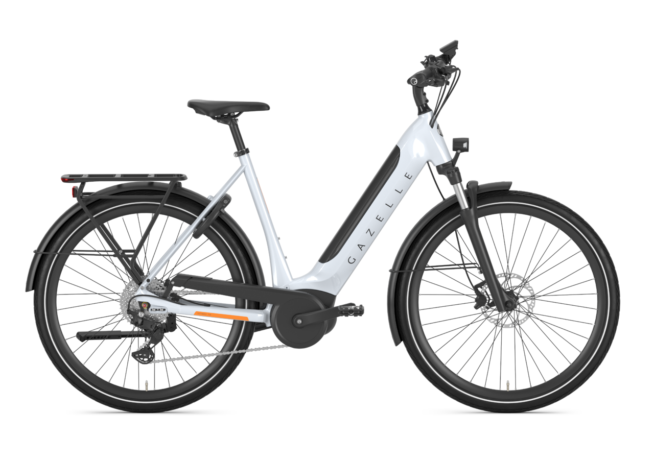 E-Bike Gazelle Ultimate T10 Low-Step frozen white 500 Wh