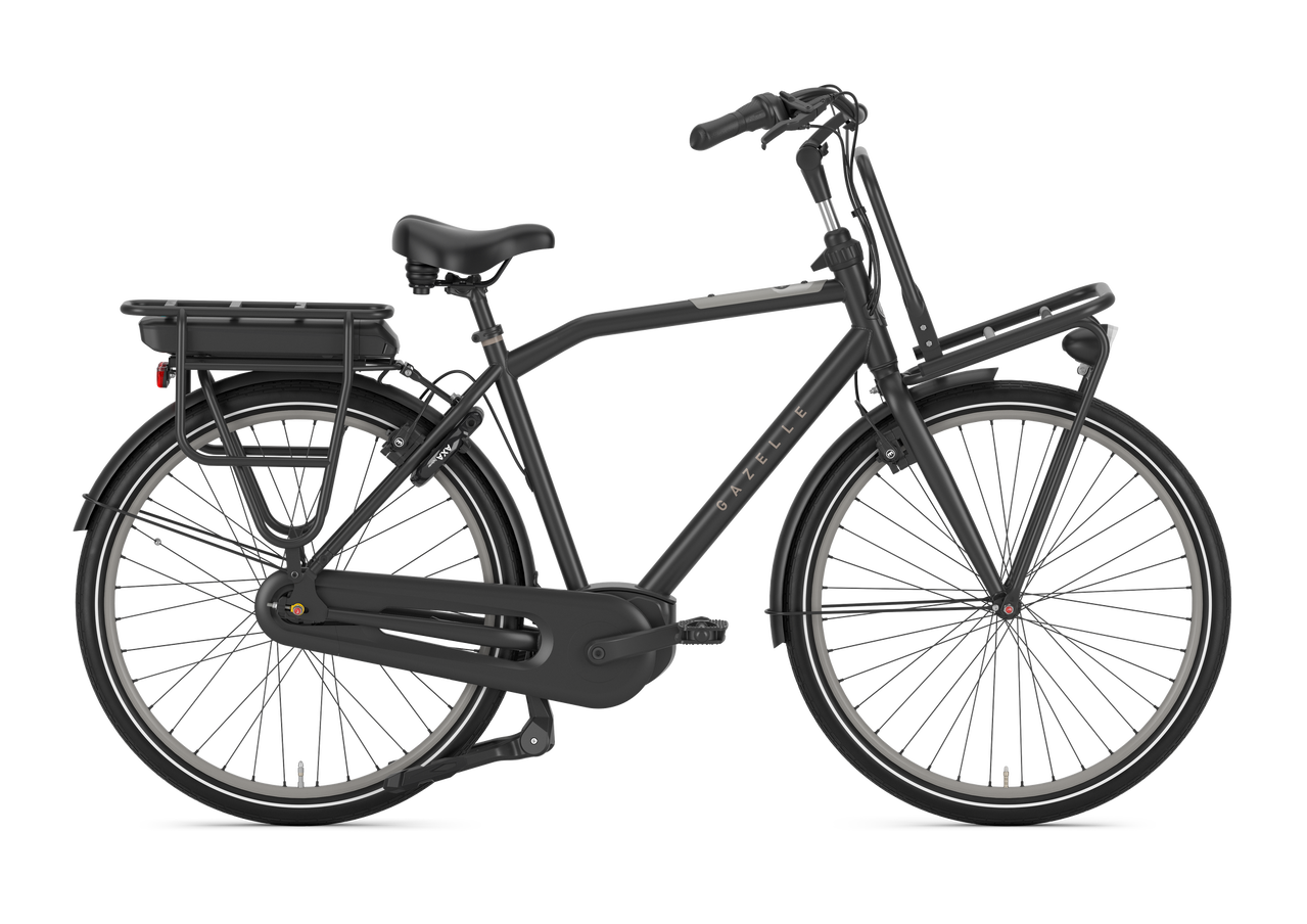 E-Bike Gazelle HeavyDutyNL C7 High-Step black 400 Wh