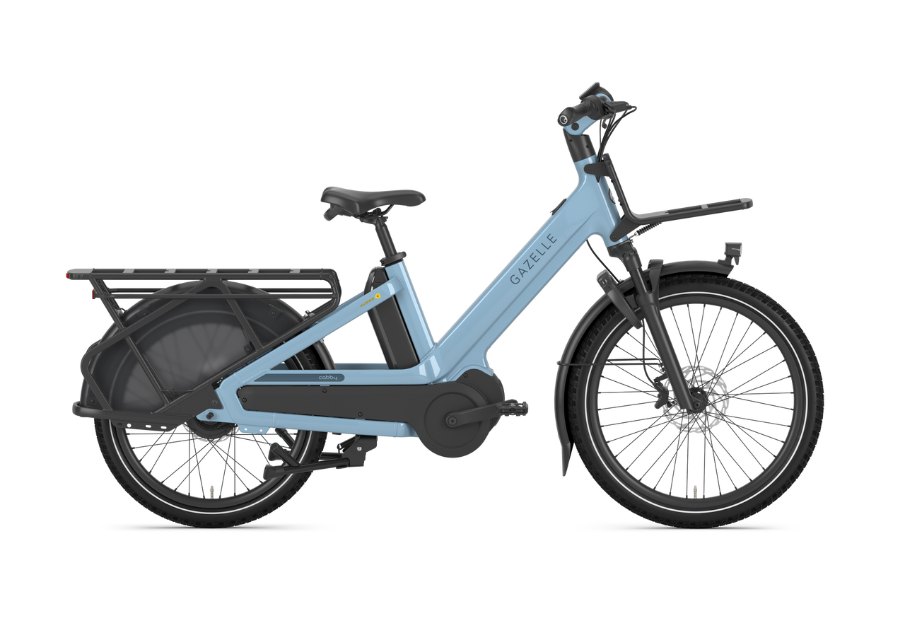 E-Bike Gazelle Cabby C380 Low-Step denim blue 400 Wh