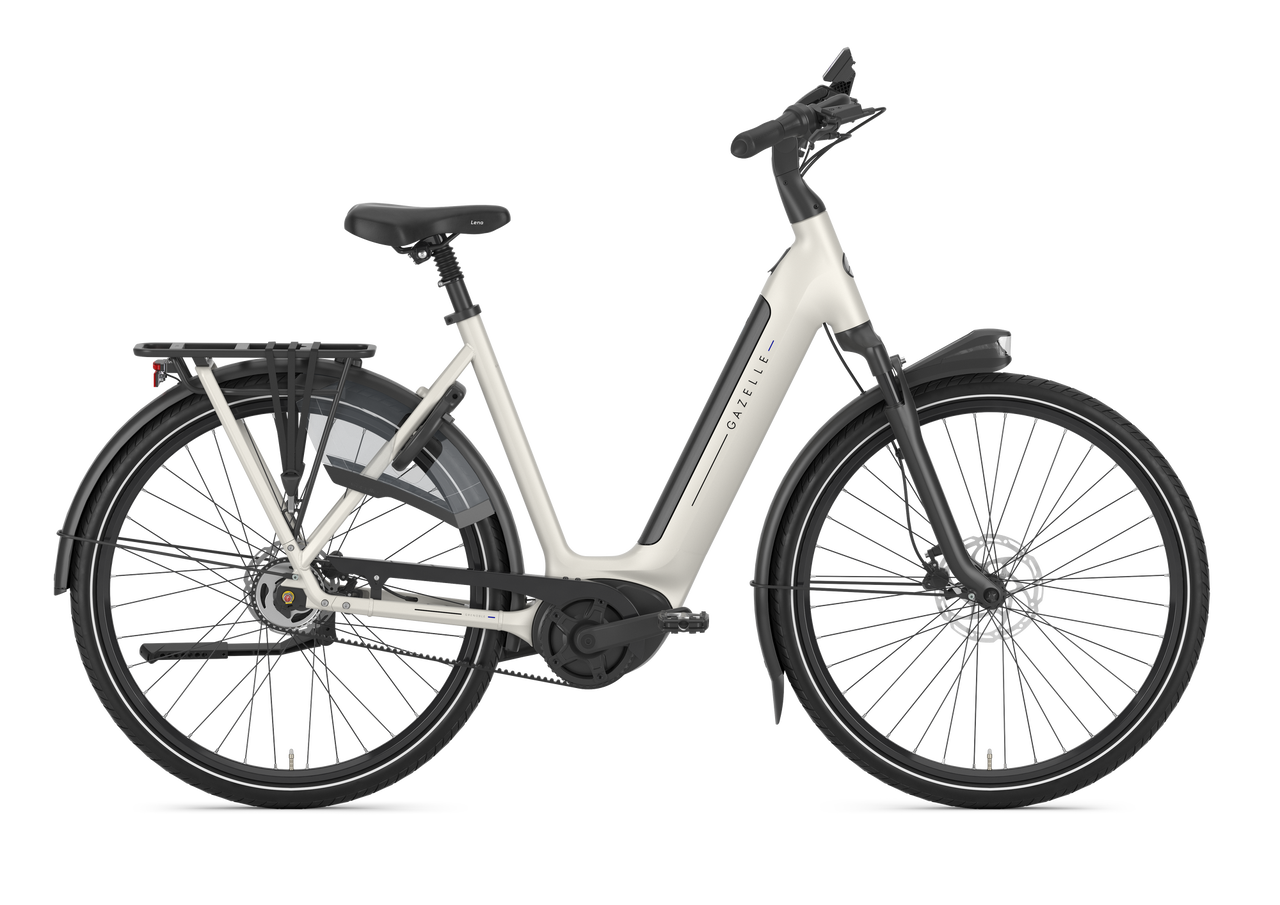 E-Bike Gazelle Grenoble C5 Low-Step ivory white 600 Wh