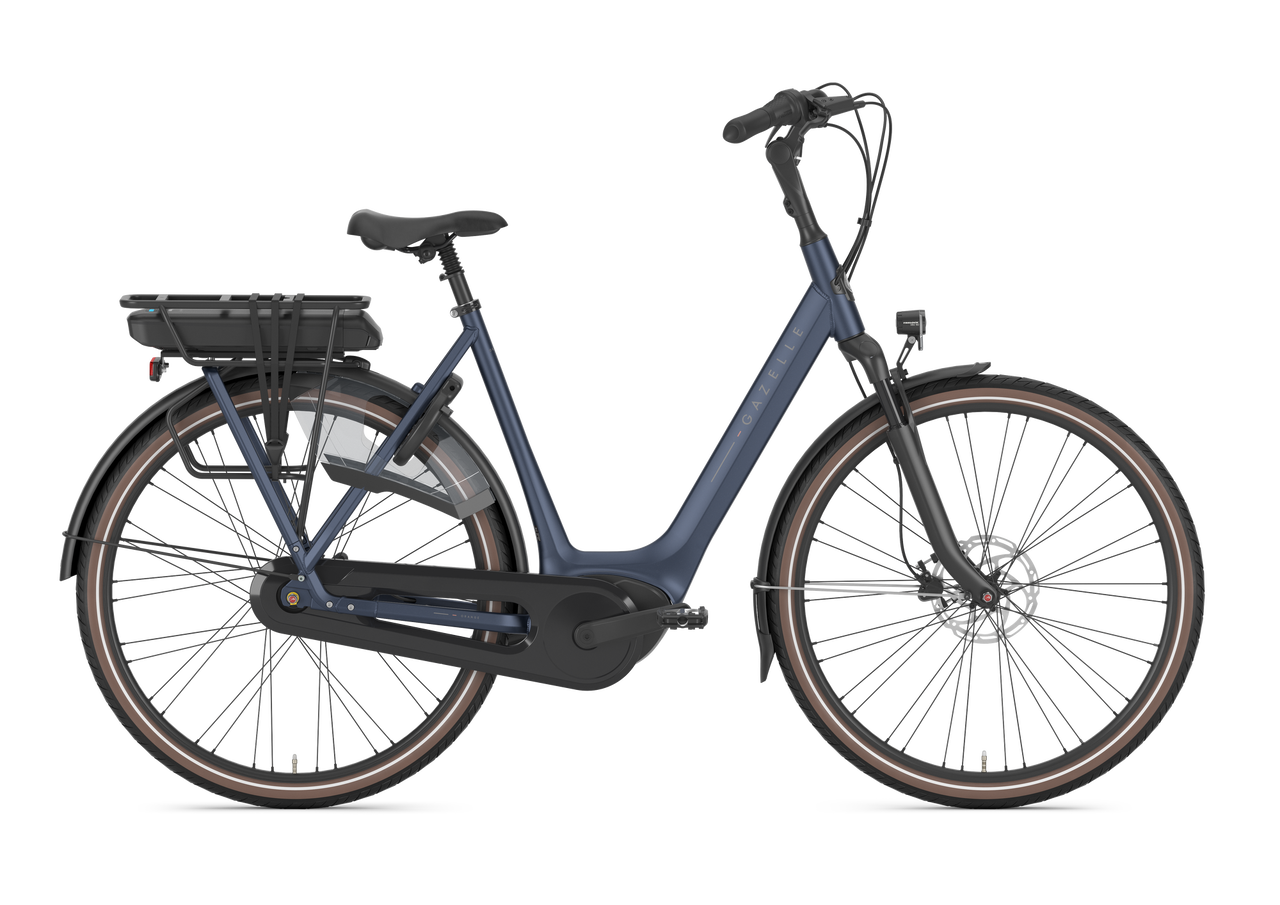E-Bike Gazelle Orange C8 Low-Step saturn blue 400 Wh