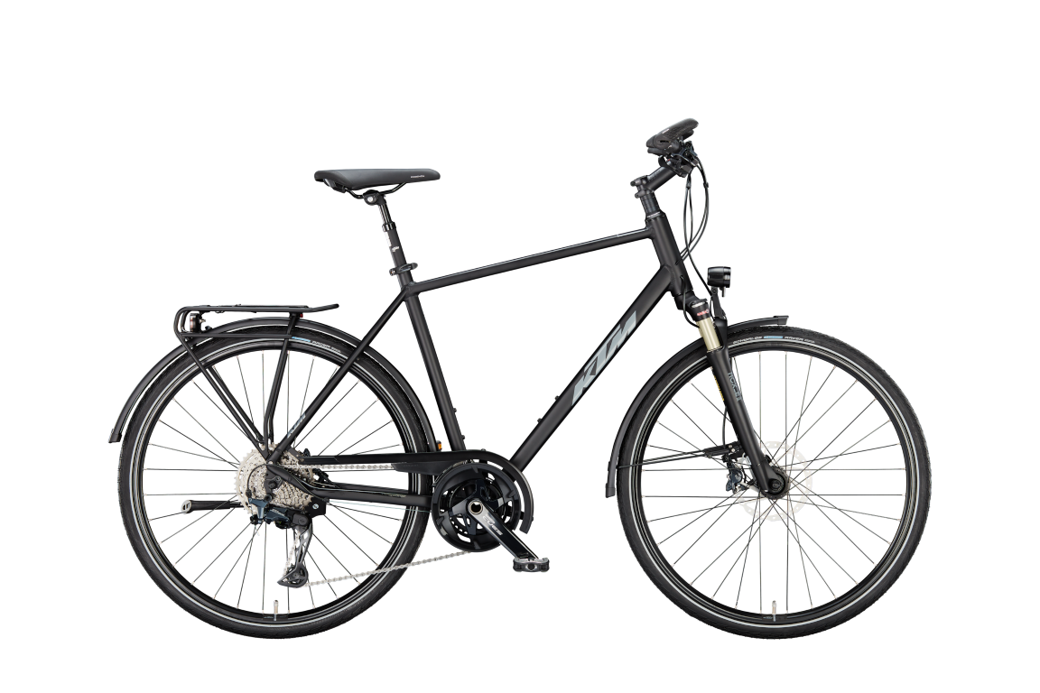 Trekkingrad KTM Trentino Light Herren Black Matt