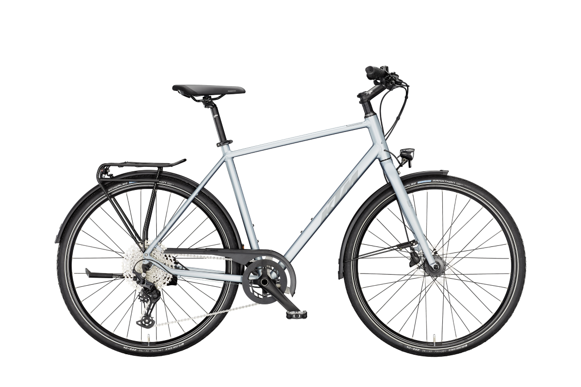 Trekkingrad KTM Life Lite Herren Azzurro Silver Matt