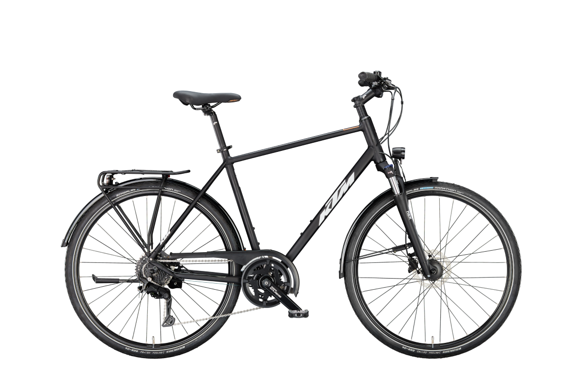 Trekkingrad KTM Avenza Disc Herren Black Matt