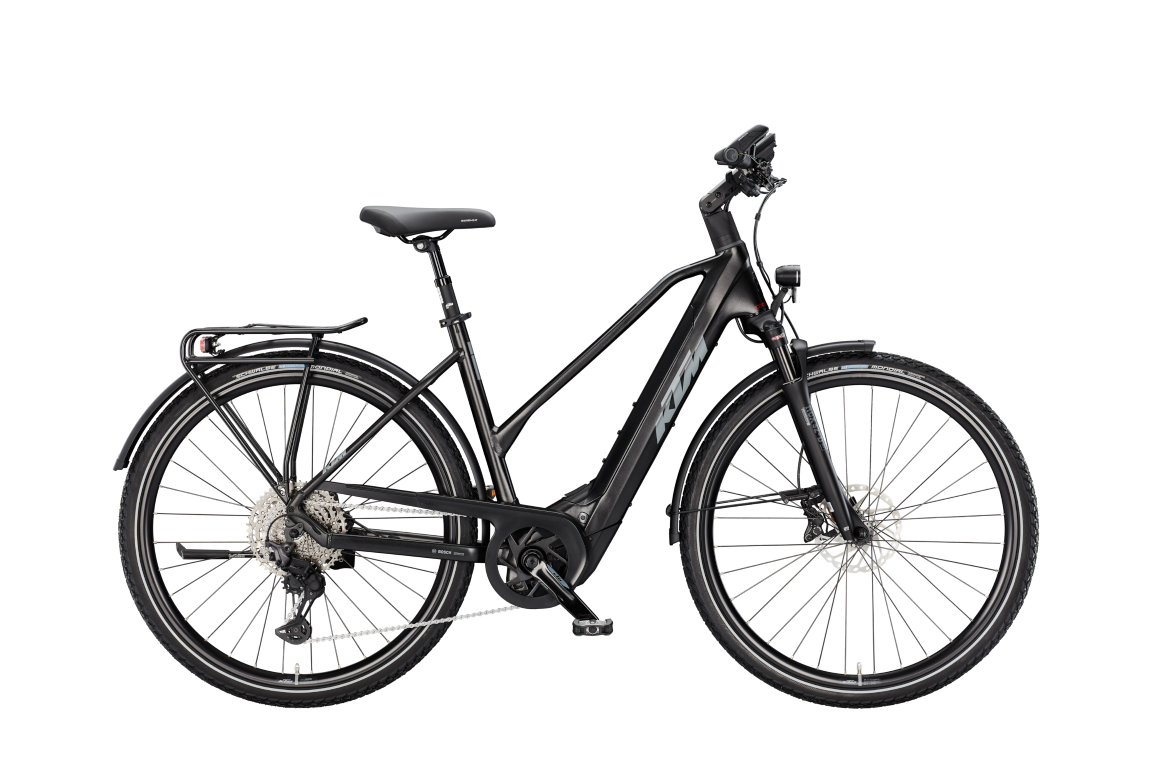 E-Bike KTM Macina Tour CX 820 Trapez Diamond Black Matt 800 Wh