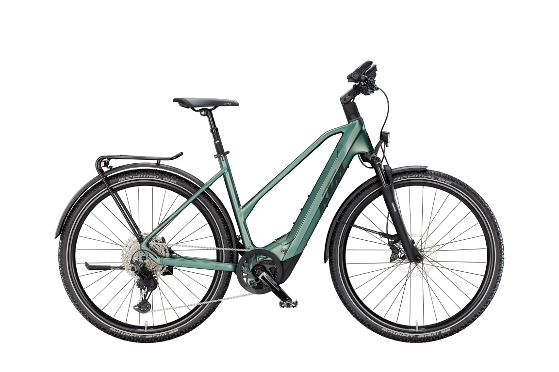E-Bike KTM Macina Cross CX 810 LFC Trapez Oxygen Green Matt 800 Wh