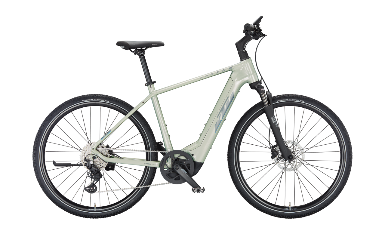 E-Bike KTM Macina Cross 720 Herren Dew Silver 750 Wh