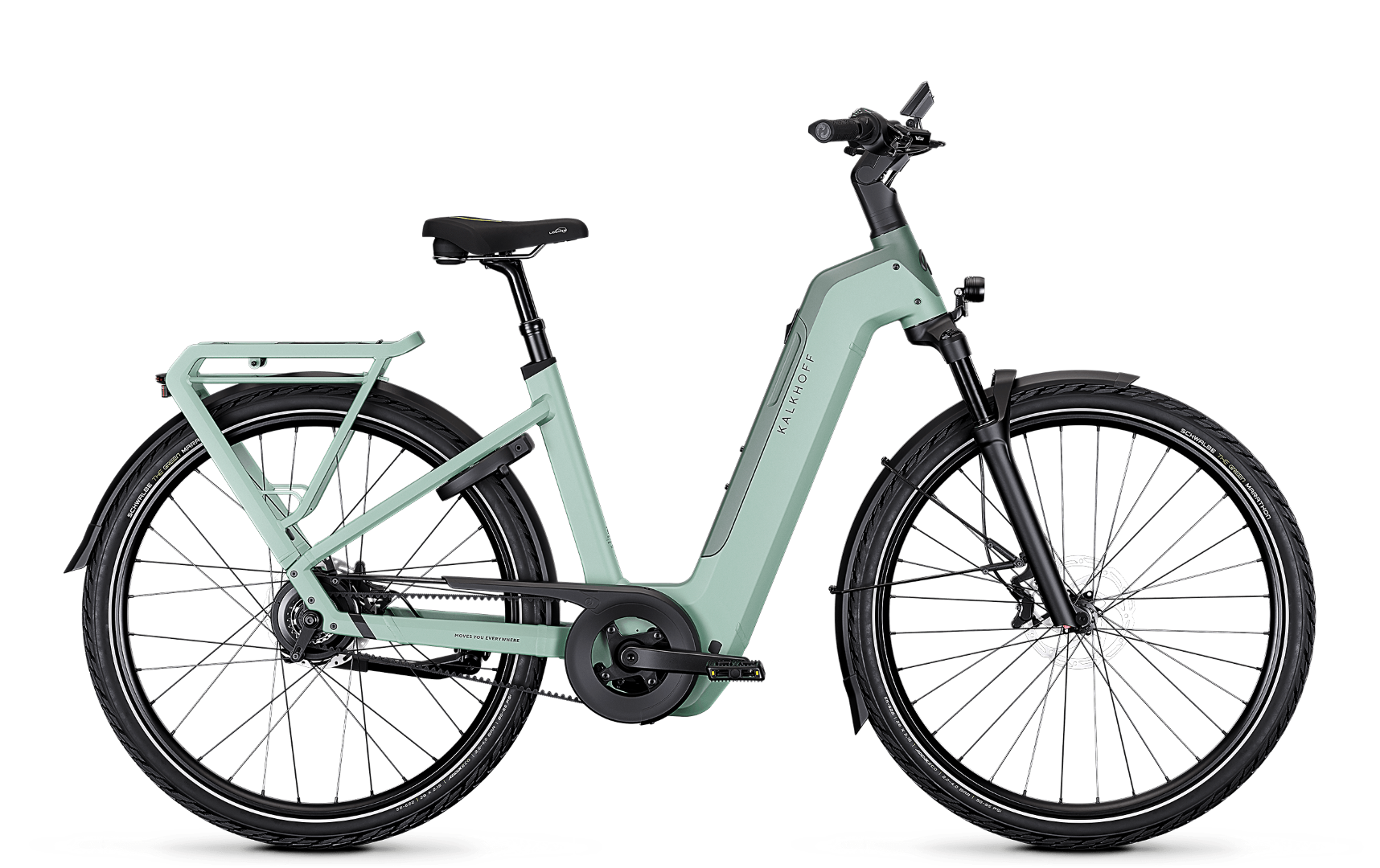E-Bike Kalkhoff Image 5+ Advance sagegreen / deepsage matt Wave 29" 800 Wh