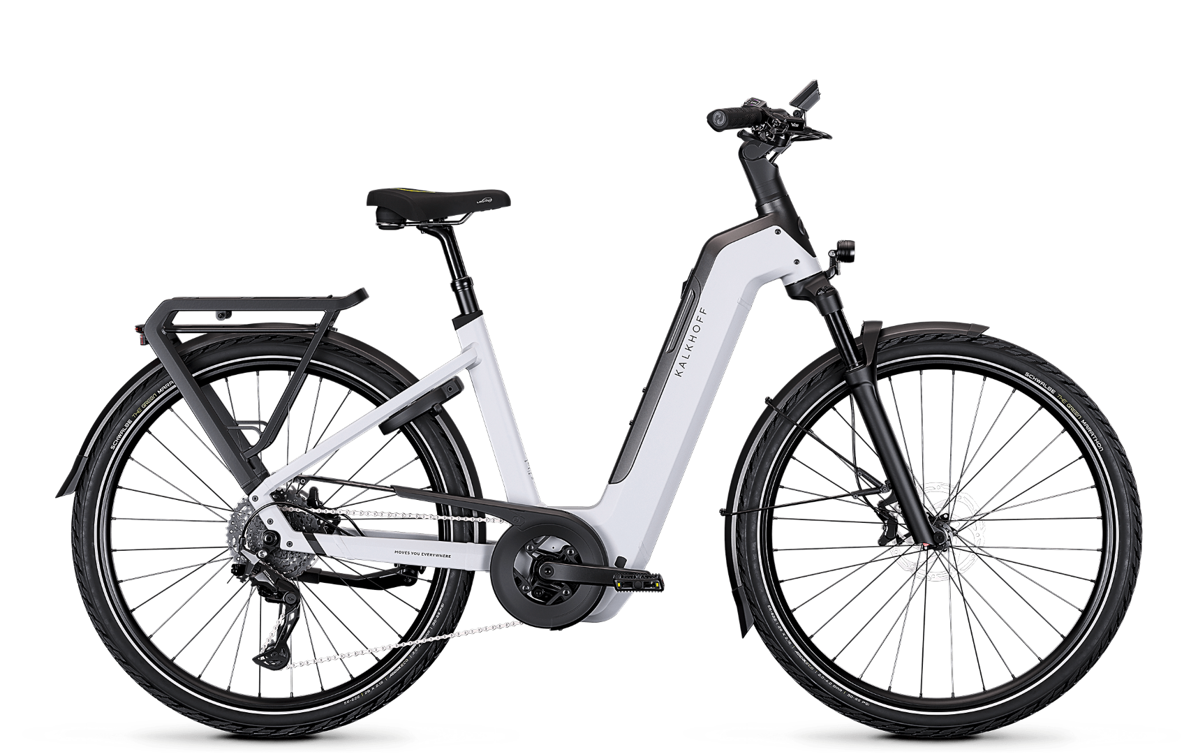 E-Bike Kalkhoff Endeavour 5+ Advance offwhite / diamondblack matt Wave 29" 800 Wh