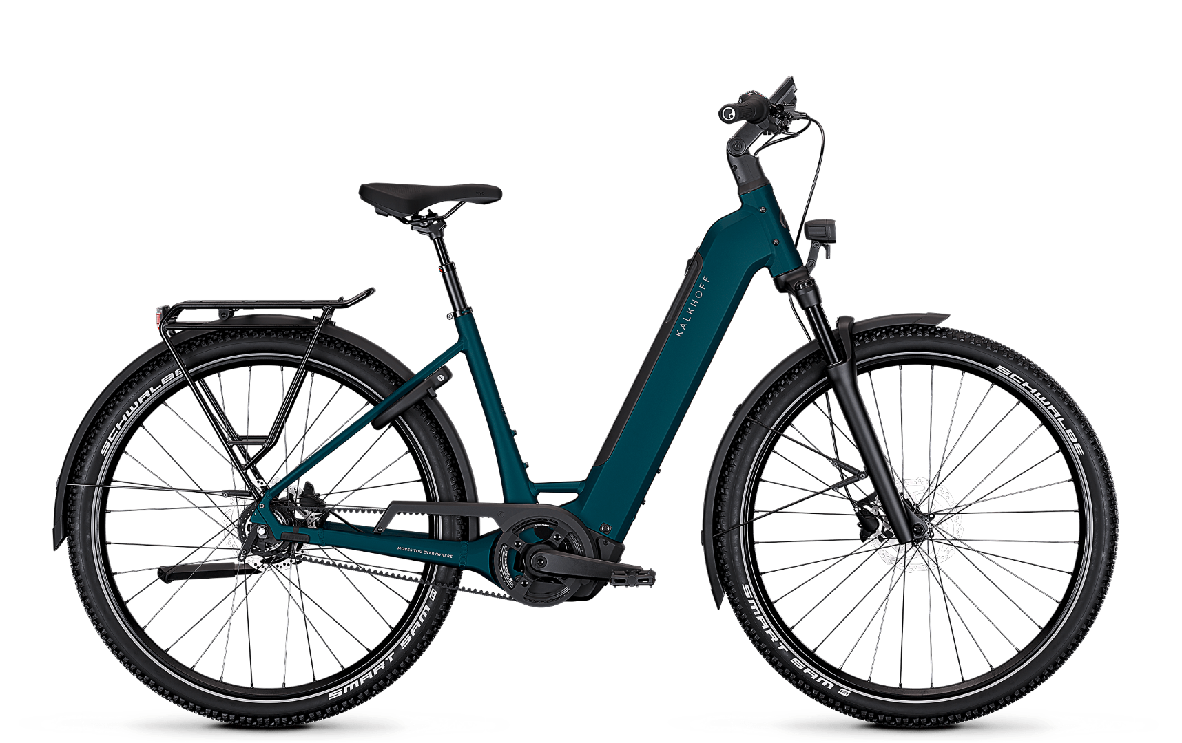 E-Bike Kalkhoff Entice 3 Excite Belt darksprings matt Wave 27.5" 600 Wh