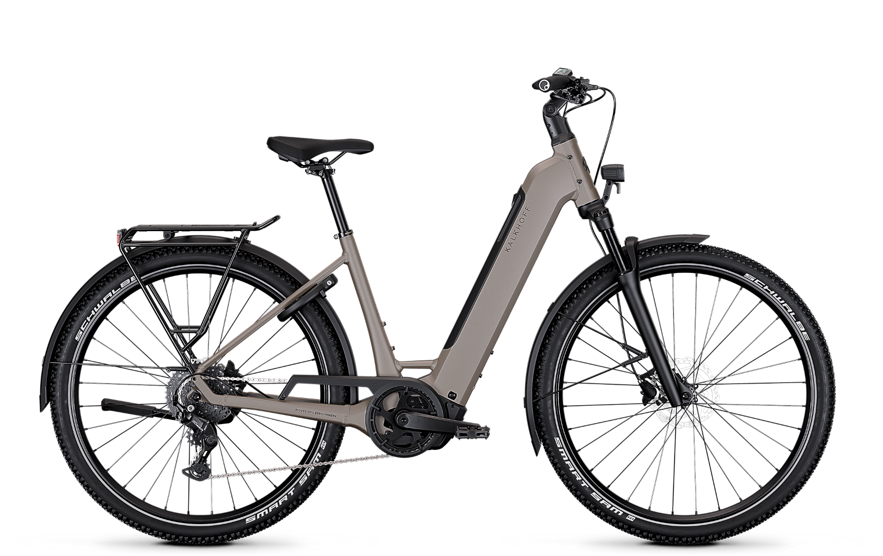 E-Bike Kalkhoff Entice 3 Advance moonstonegrey matt Wave 27.5" 600 Wh