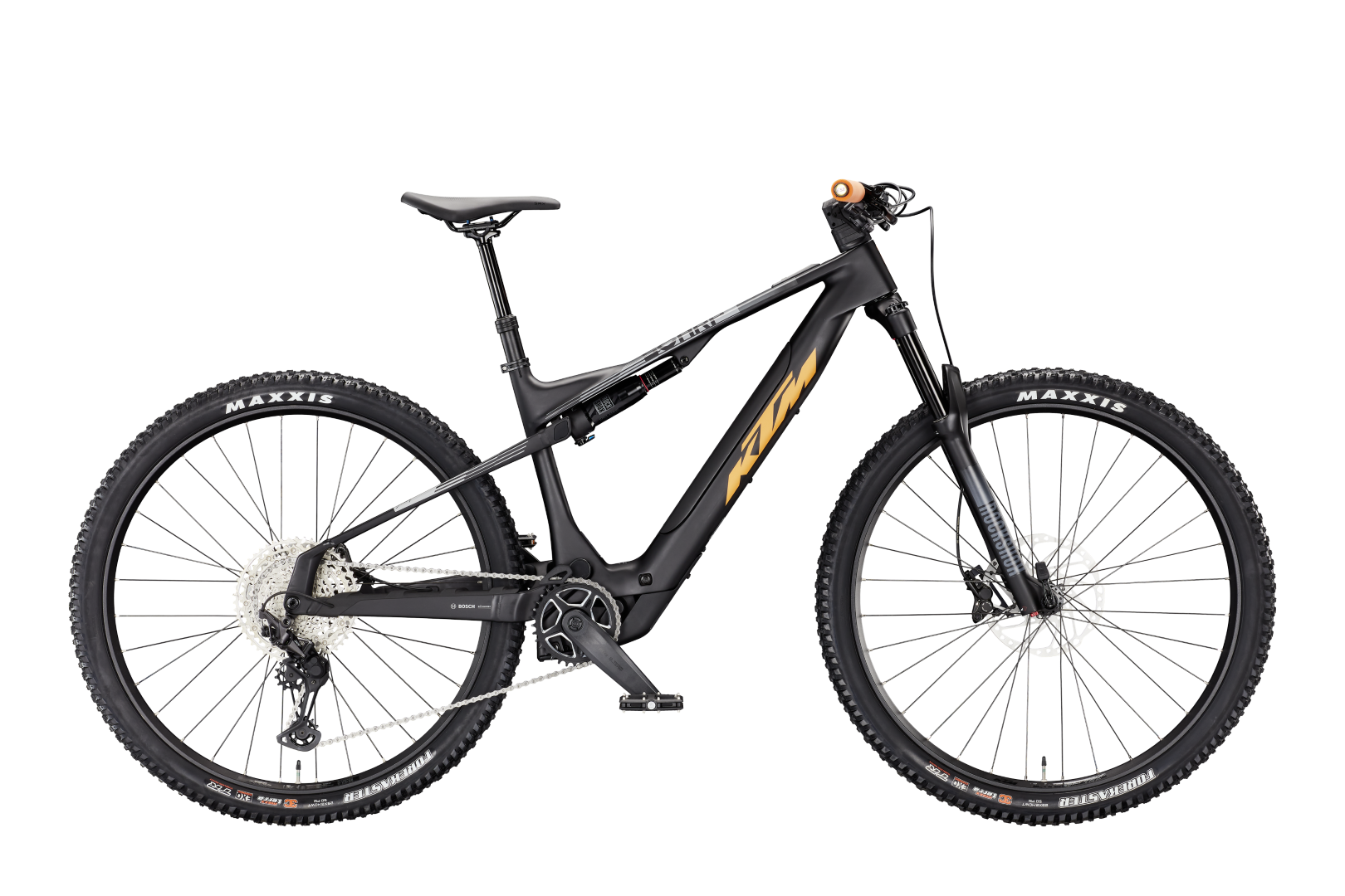 E-MTB Fully KTM Macina Scarp SX Elite Flaming Black Matt 400 Wh