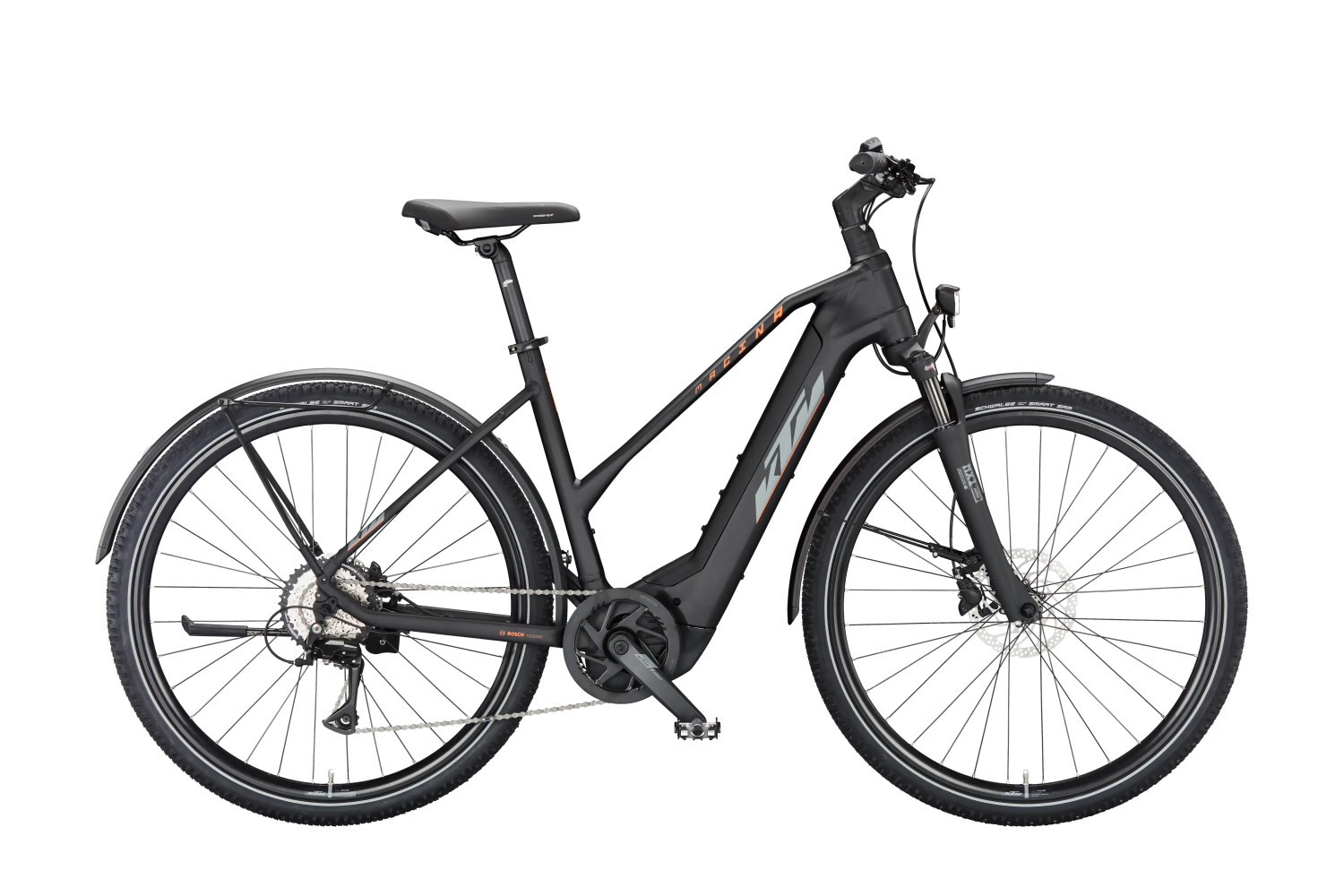 E-Bike KTM Macina Cross CX 510 LFC Trapez Black Matt 500 Wh