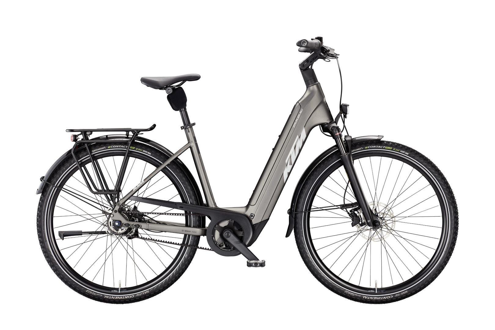 E-Bike KTM Macina City PX 830 RT Belt Wave Machine Grey Matt 800 Wh