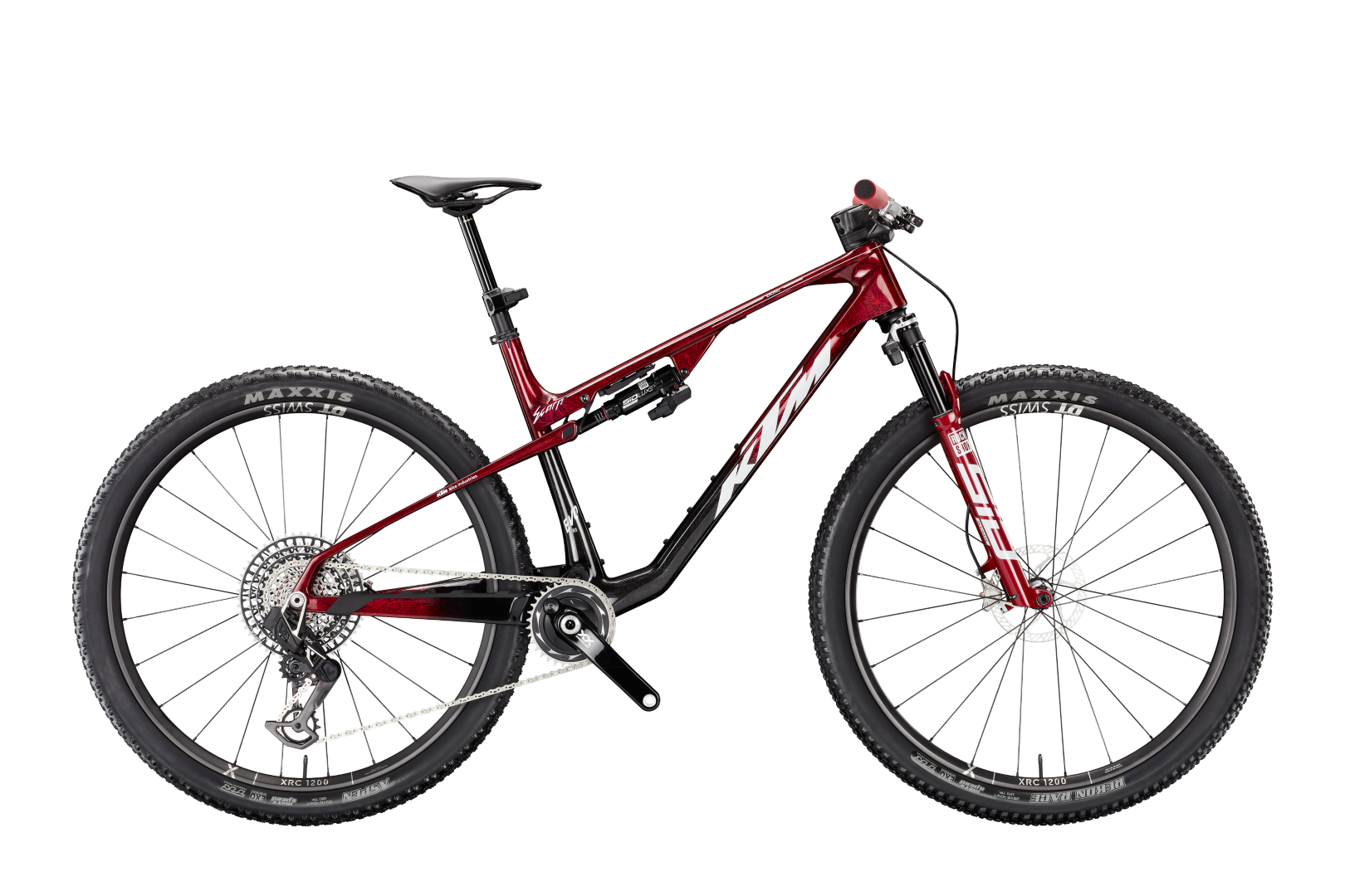 MTB Fully KTM Scarp Exonic Carbon Crystal Red
