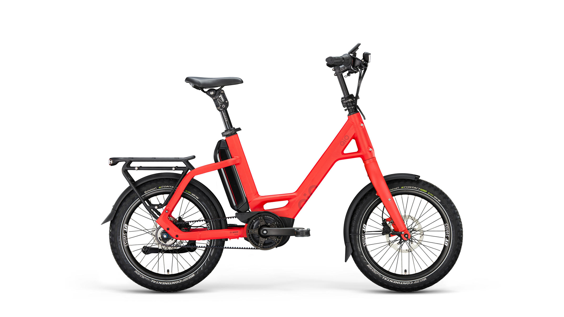 E-Kompaktrad QiO EINS P-5 imola red matt 545 Wh