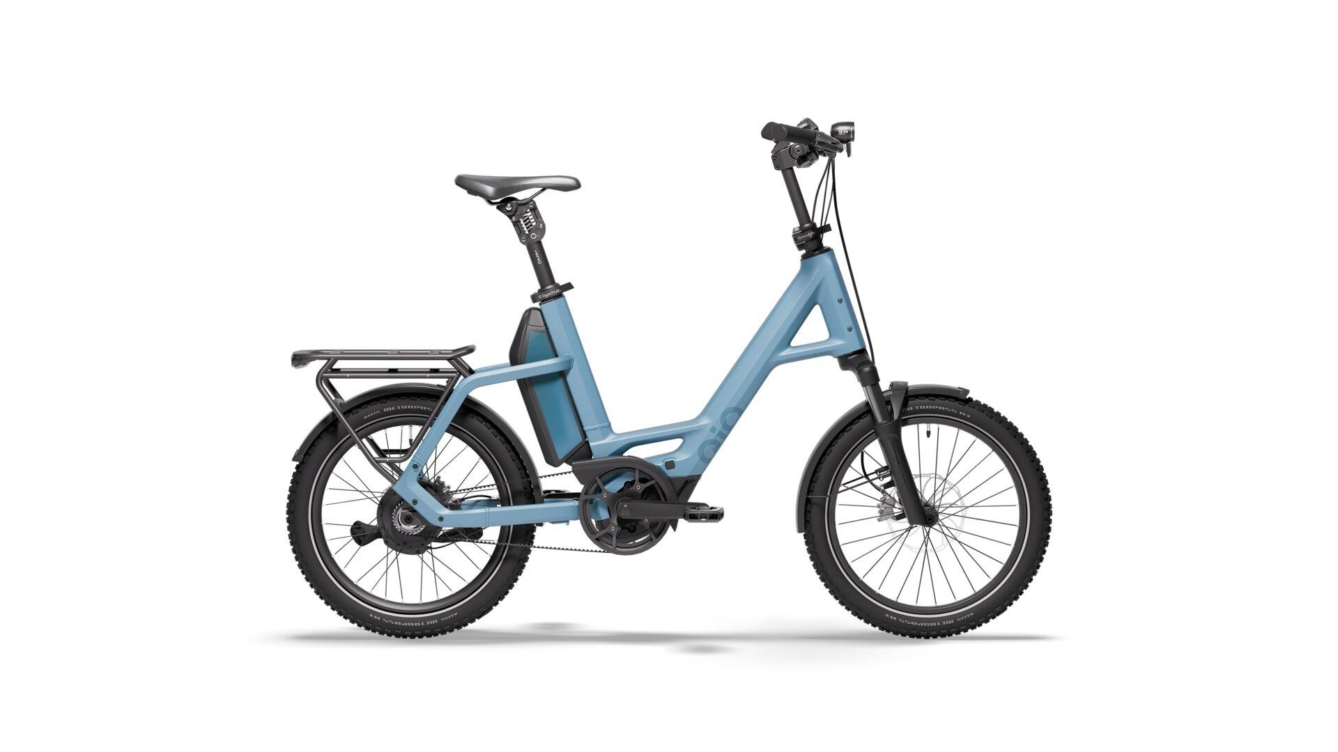E-Kompaktrad QiO Compact CXNINEx retro blue matt 800 Wh