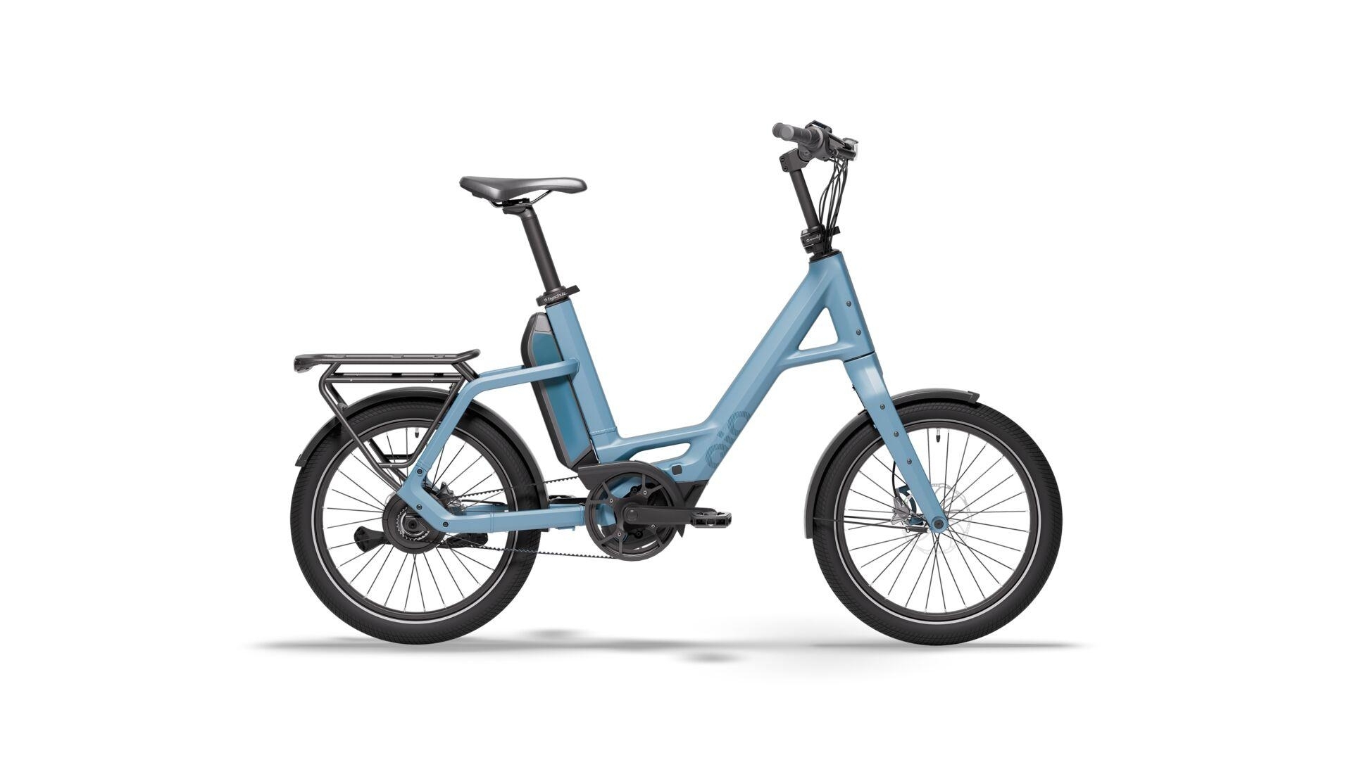 E-Kompaktrad QiO Compact PE retro blue matt 545 Wh