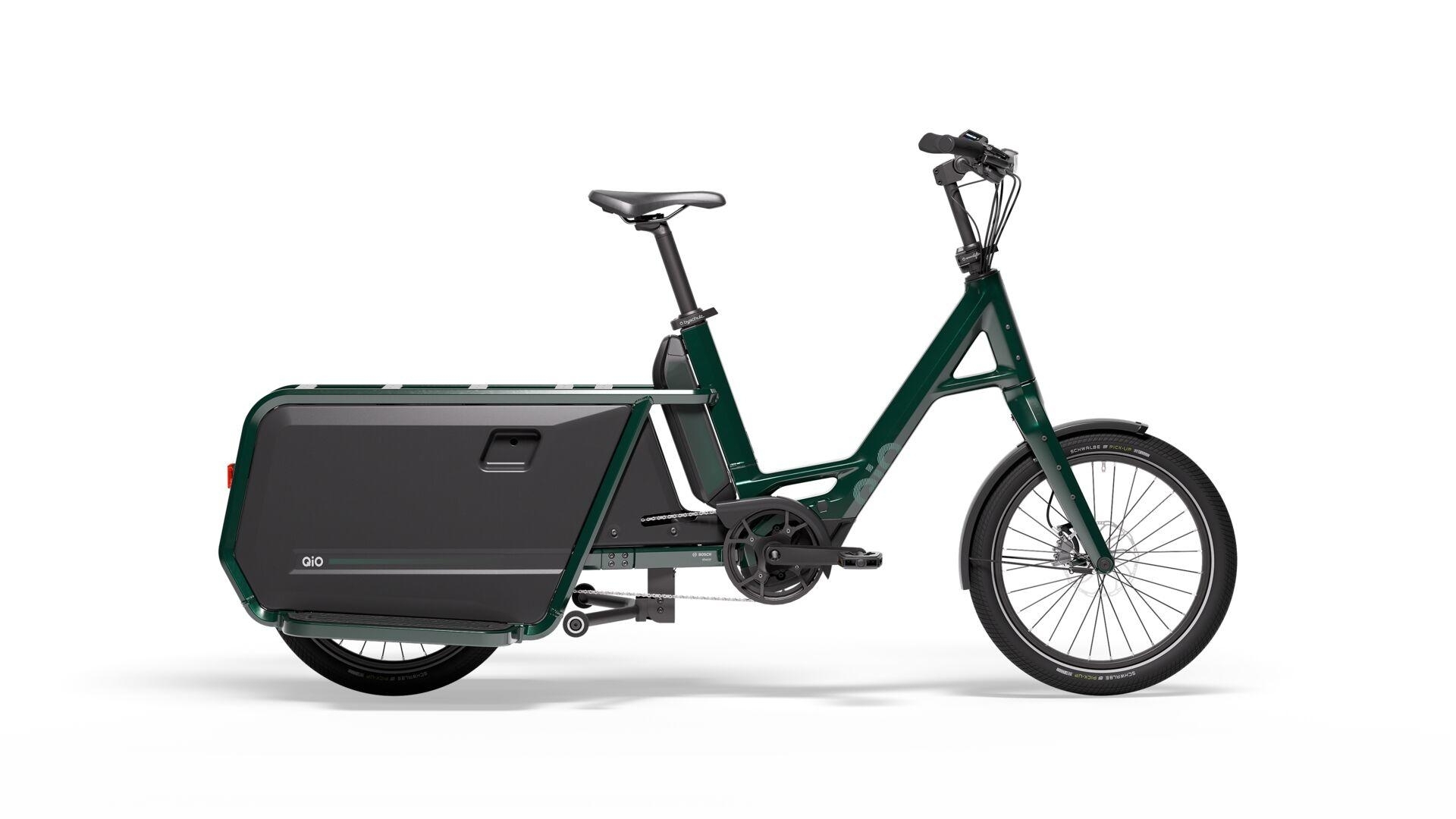 E-Kompaktrad QiO Long P9 forest green 545 Wh