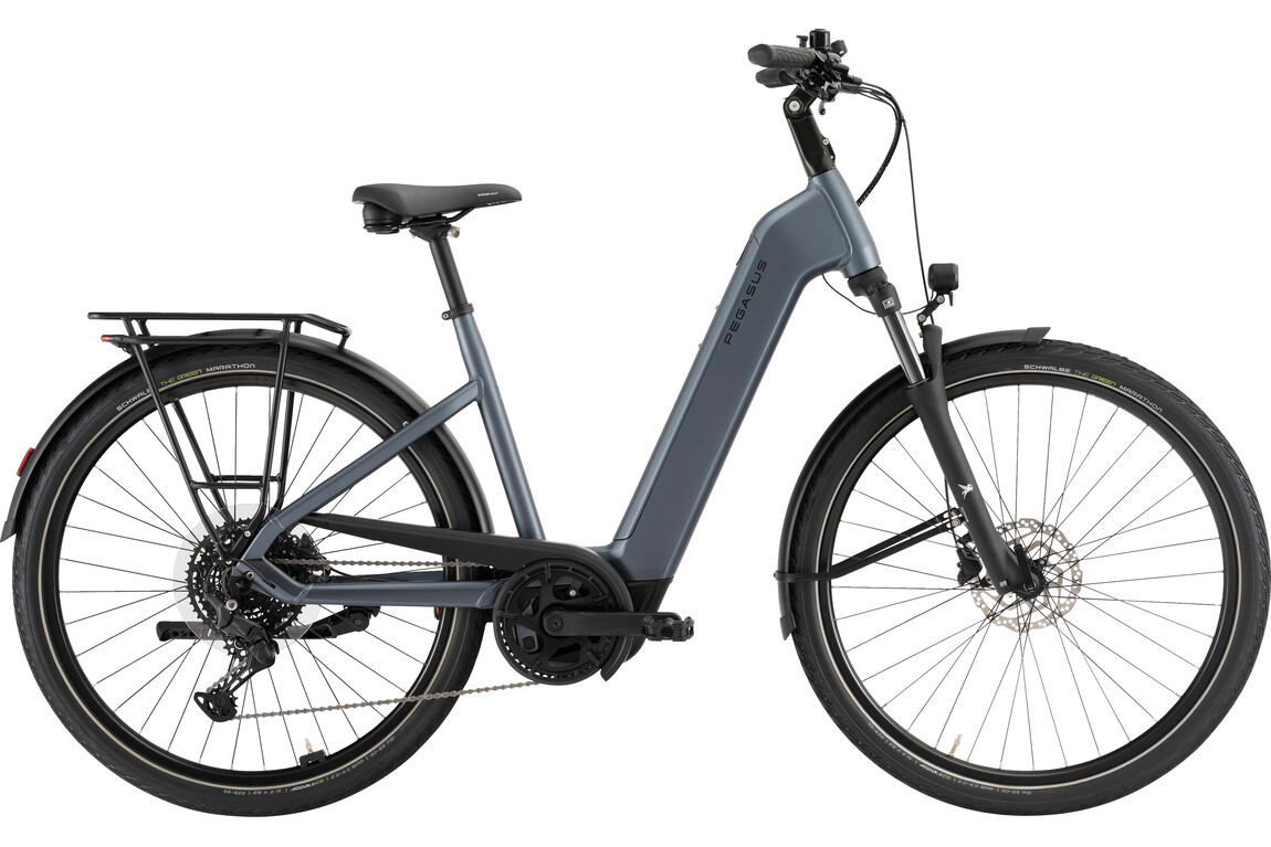 E-Bike PEGASUS Solero EVO 10 28 Zoll 800 Wh Purion 200 Wave 10G Smart PX horizont blue matt