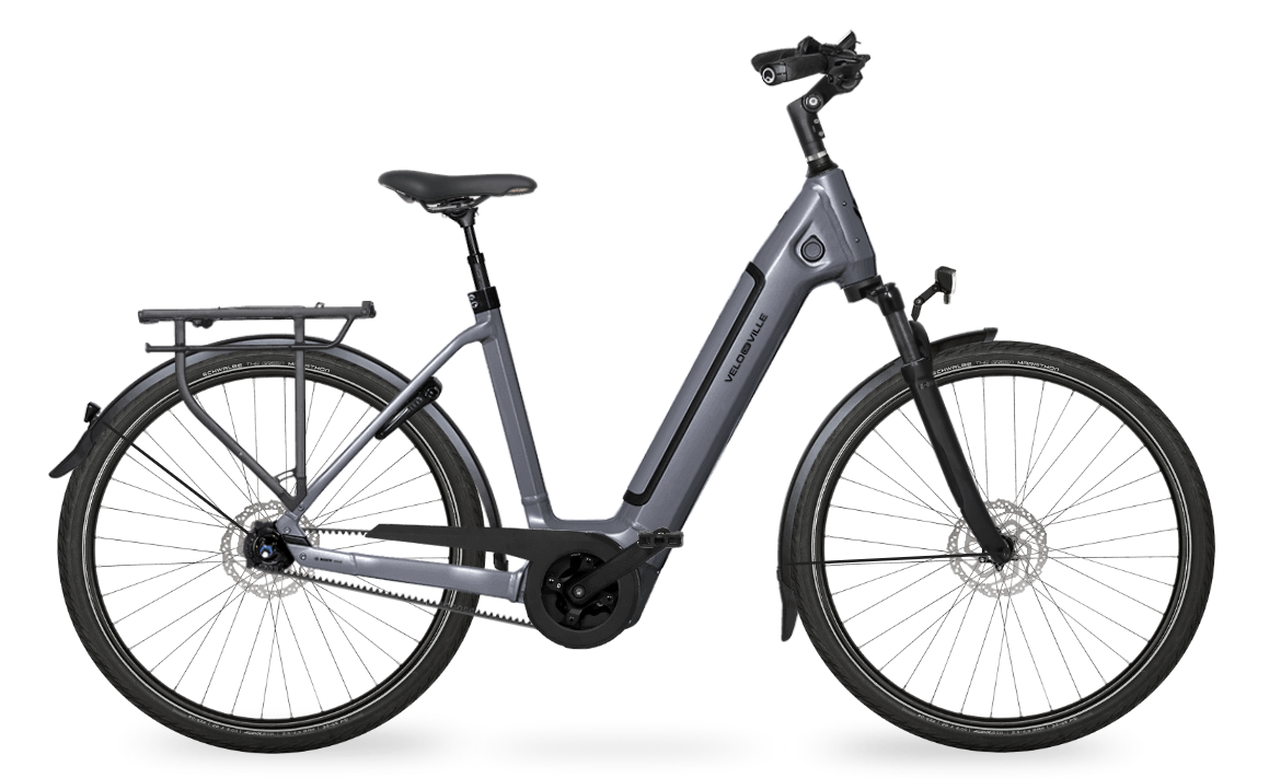 E-Bike Velo De Ville AEB 990CX PRO Wave 625 Wh iNTUVIA 100 CX 53cm 28" 5G Stone Basalt glanz