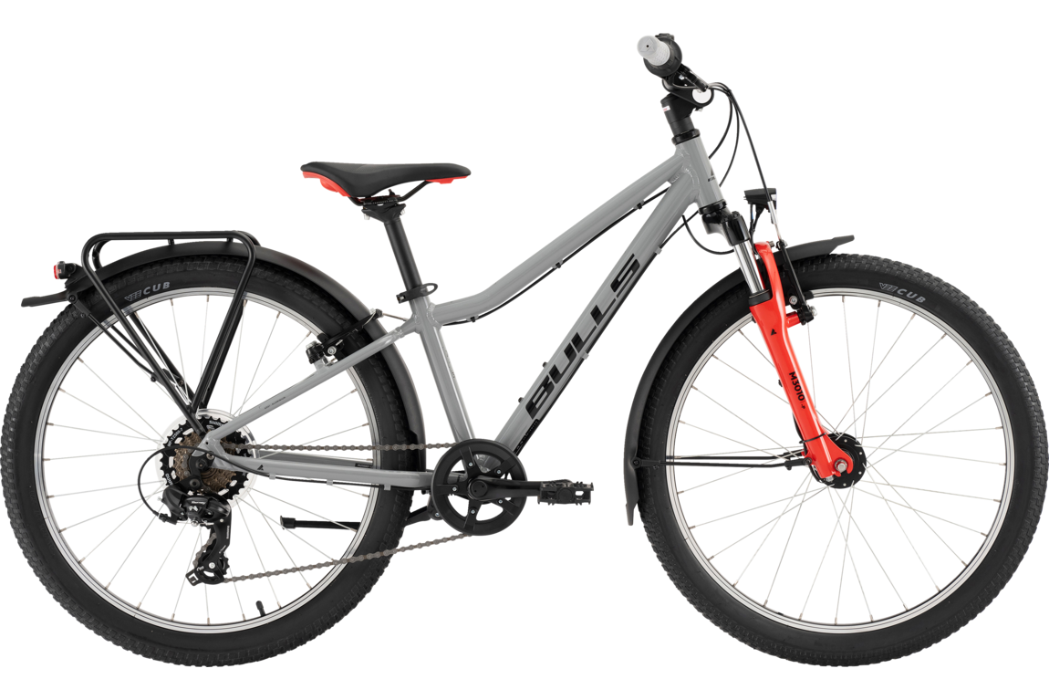 Jugendfahrrad BULLS Tokee Street 26 7G outer Diamant 26 Zoll alpingrey