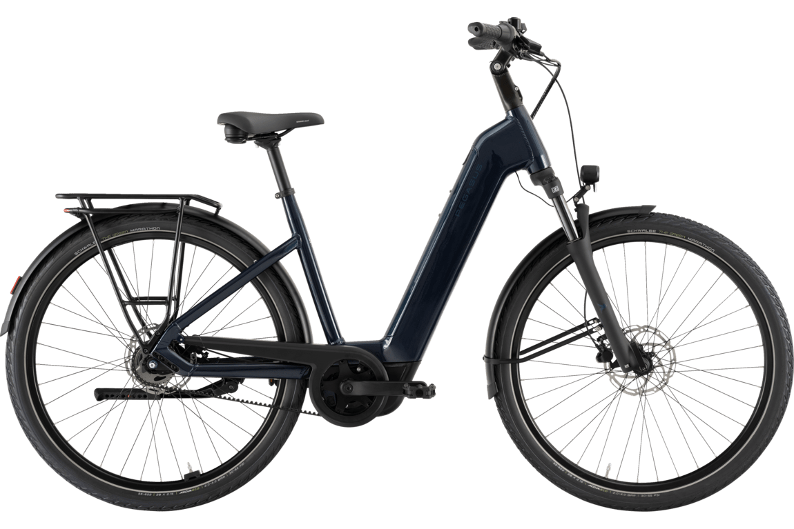 E-Bike PEGASUS Solero EVO 5F Belt 28" 5G PX 800 Wh Purion 200 abyss green