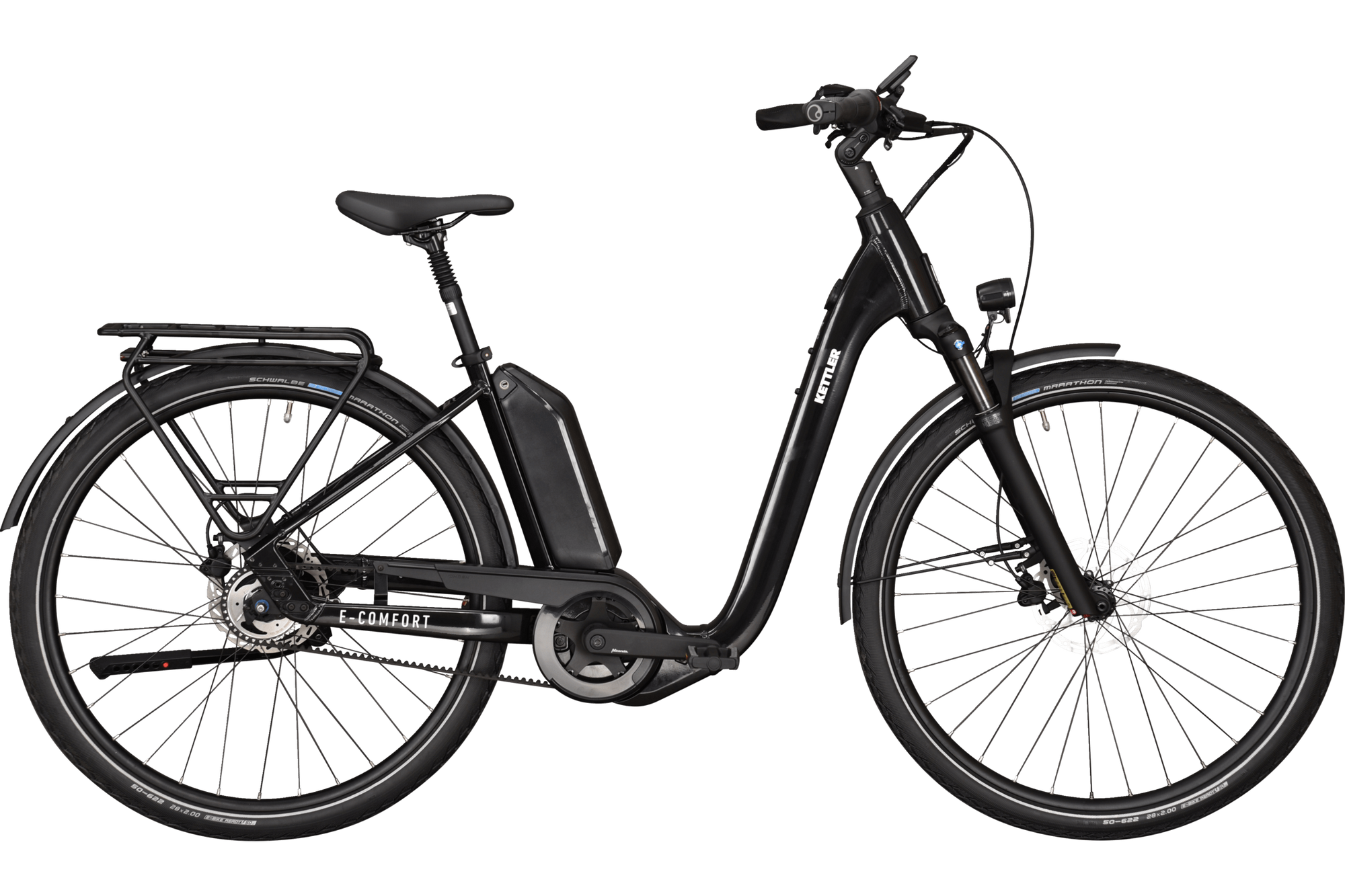E-Bike Kettler E-COMFORT PX5 RT 28" 800Wh black shiny
