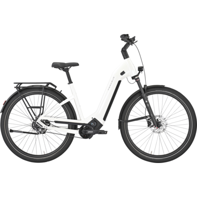 E-Bike PEGASUS ESTREMO EVO 9 Belt 700Wh Wave 28 Zoll 9G Pinion Tretlagergetriebe metallic off-white