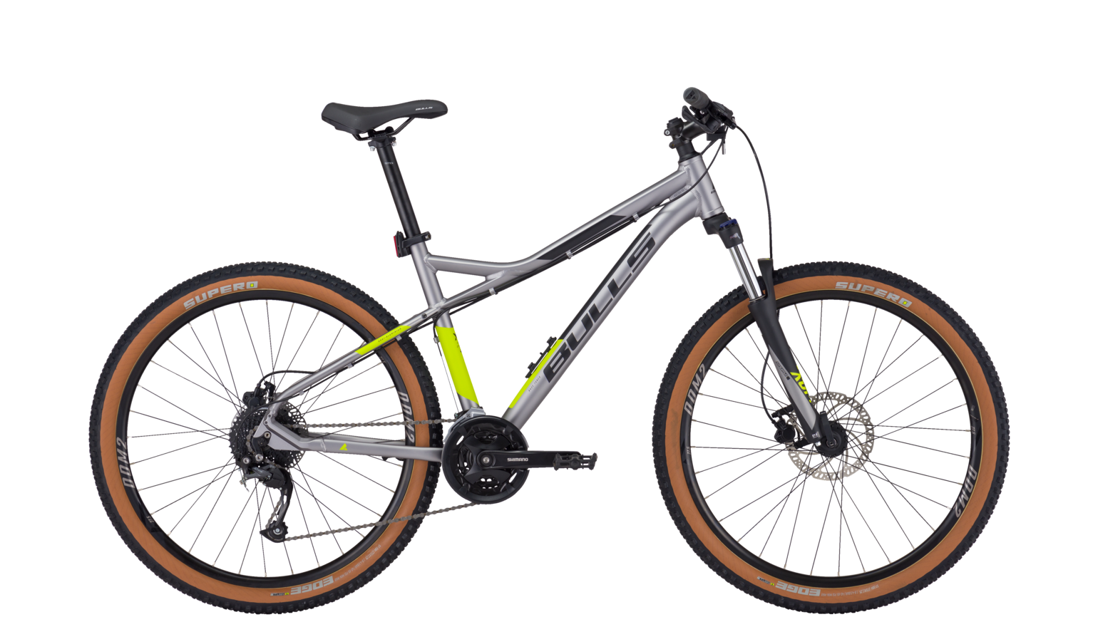 Hardtail Mountainbike BULLS Sharptail 3 Disc Herren 29" 27G silver matt