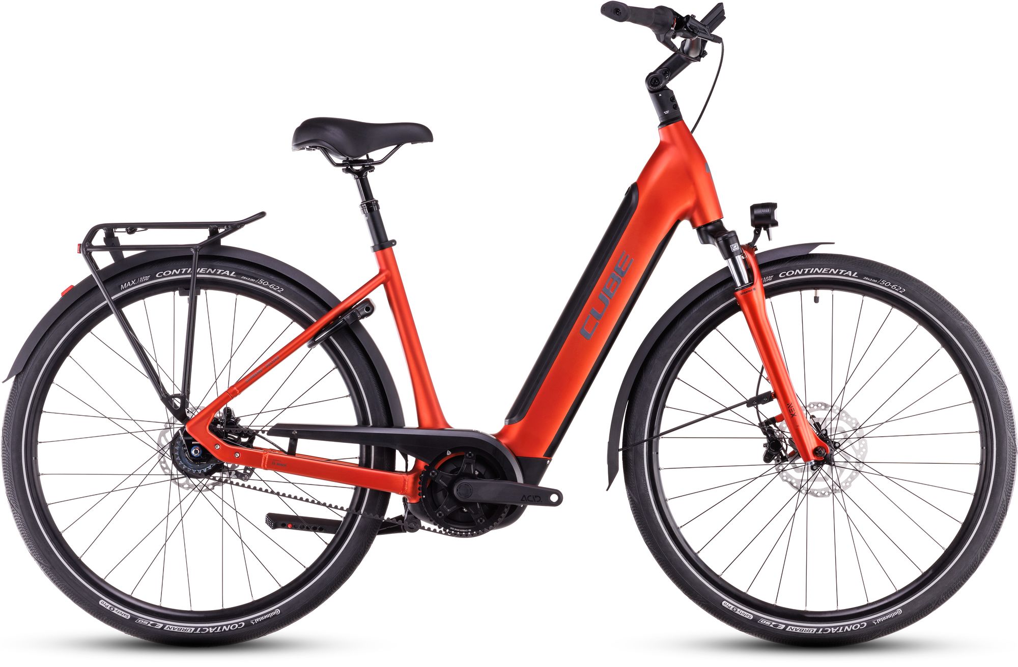 E-Bike Cube Supreme RT Hybrid Deluxe EX 625 Wh 28" Active Line plus Kiox 300 fireorange´n´lunar