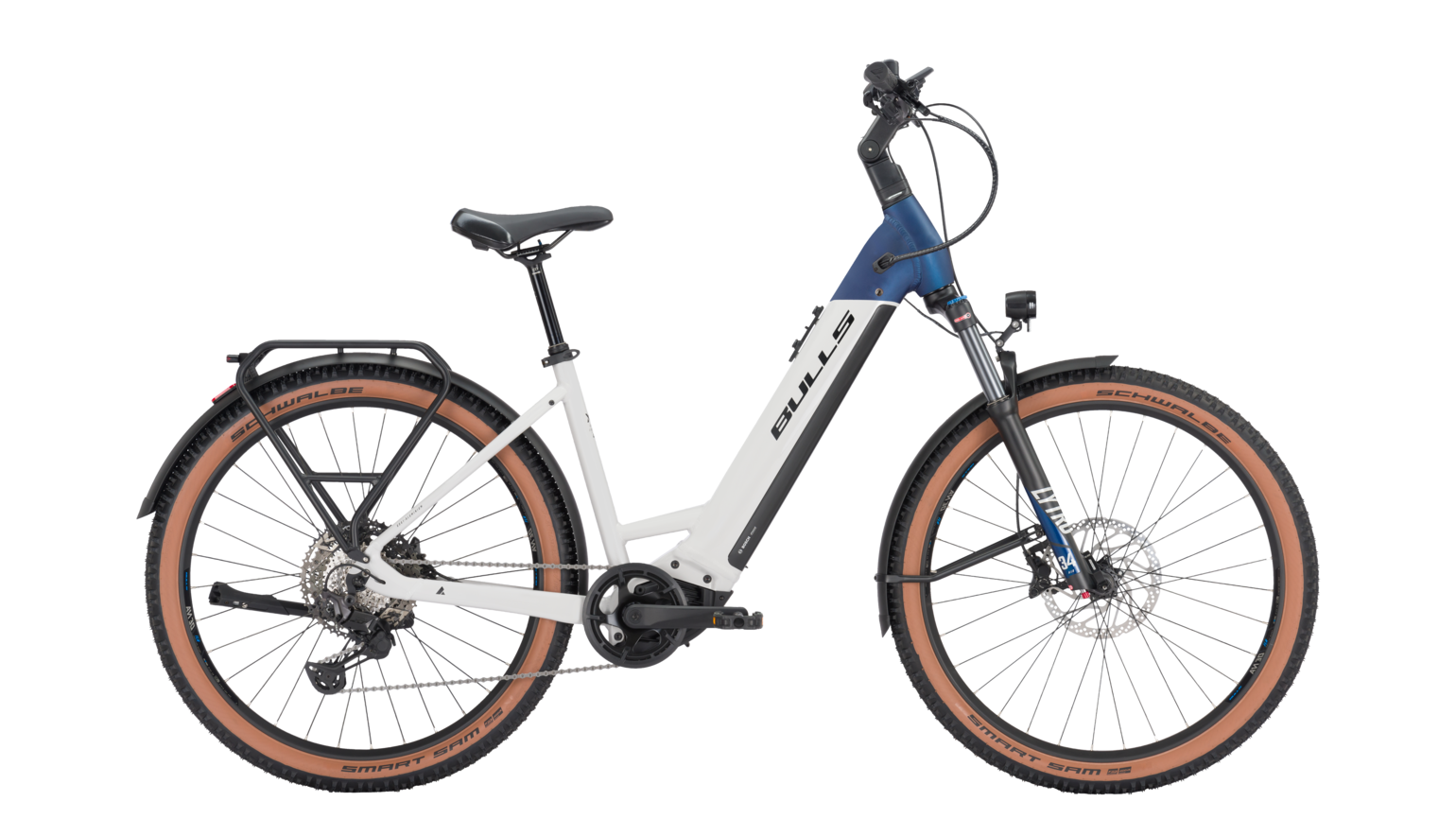 E-MTB Hardtail BULLS Iconic EVO 3 750 Wh Smart CX 27,5 Wave 27,5 Zoll indigo blue matt / light grey matt