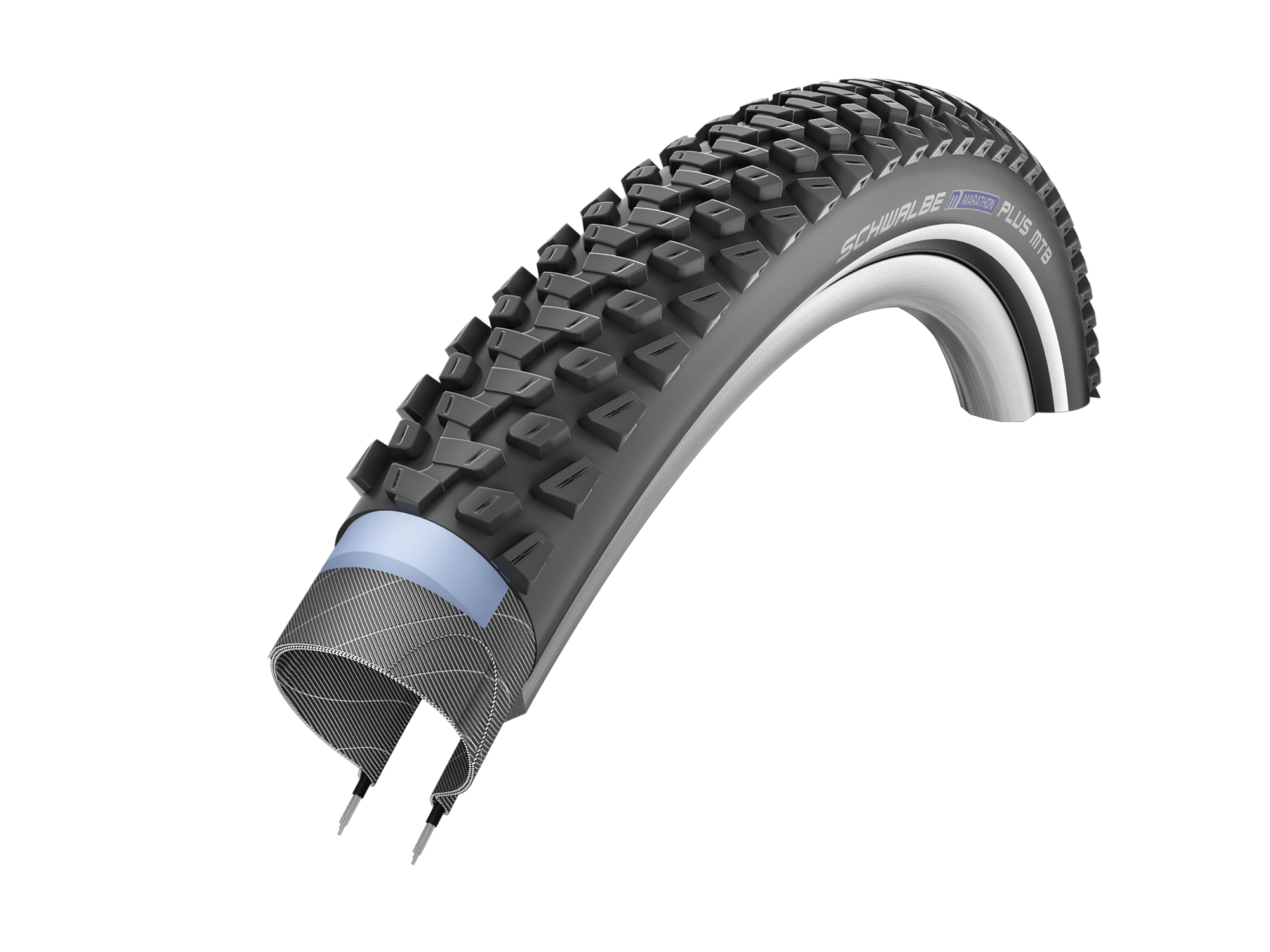 Schwalbe Reifen Marathon Plus MTB schwarz Reflex TUBE 26" 57-559