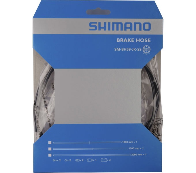 Bremsleitung Shimano SM-BH59-JK 170 cm schwarz (ohne Anschluss, nur Leitung)