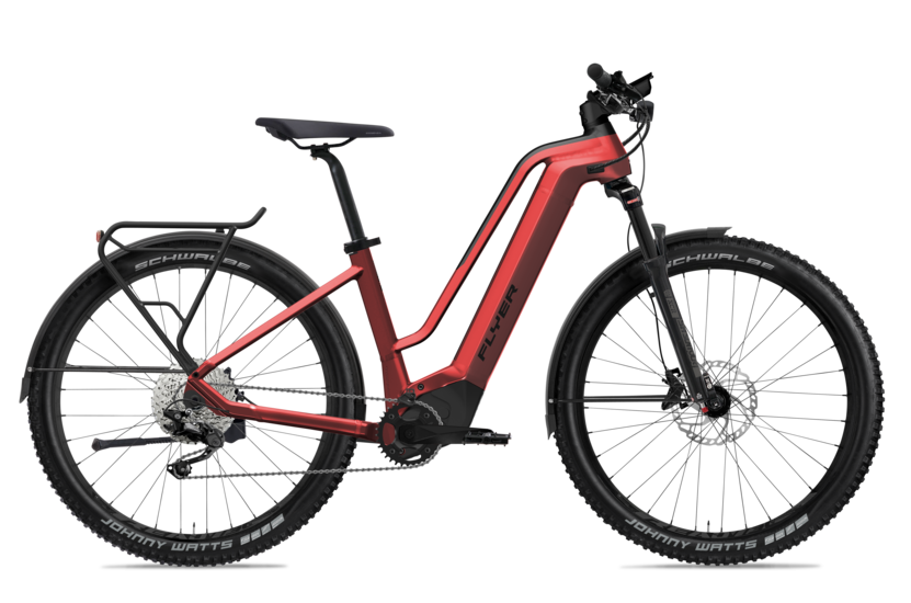 E-MTB Flyer Goroc2 2.10 Comfort XL 55 cm Panasonic GX Ultimate Pro FIT 750Wh 29" Mercury Red Gloss