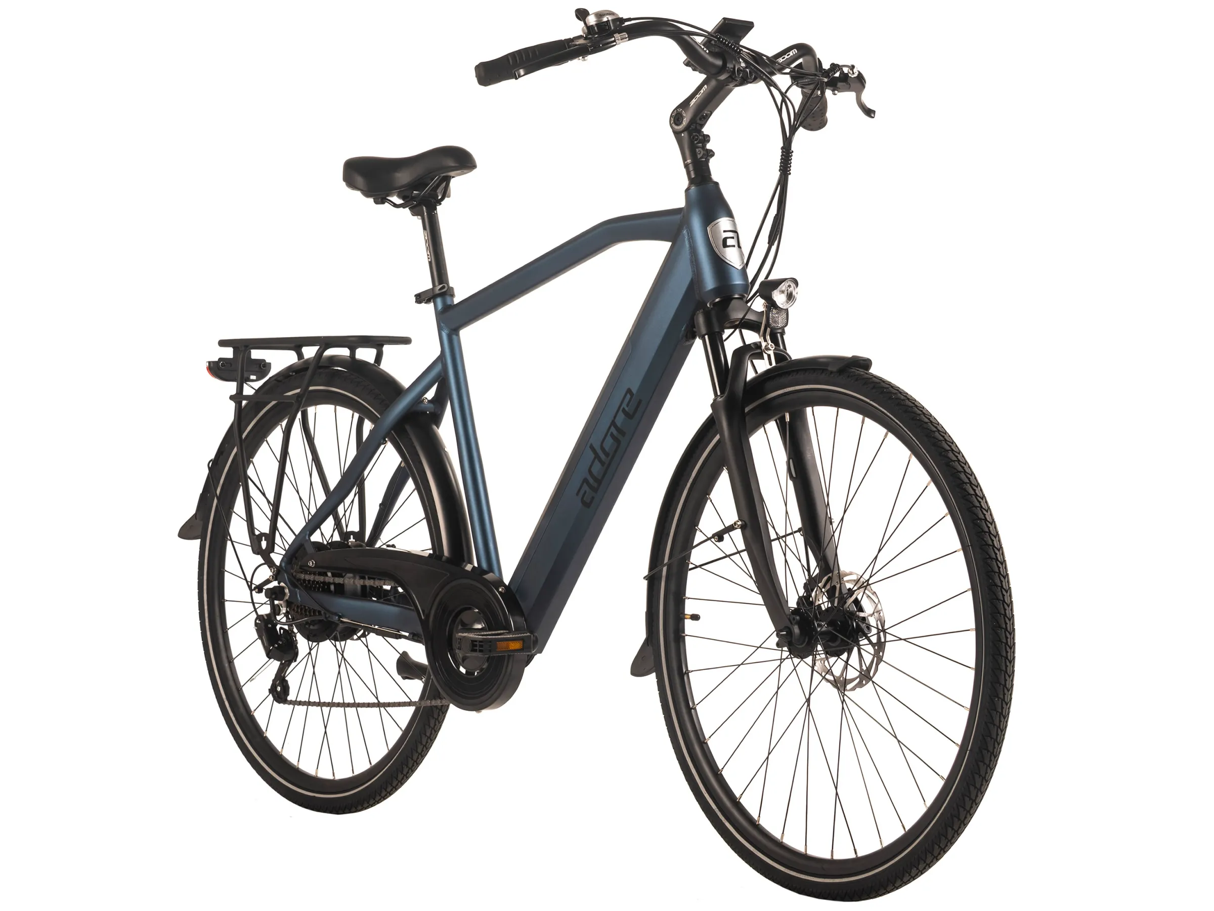 ADORE E-Citybike 28 Zoll Alu Cityfahrrad CV-190 Heckmotor 50NM 15Ah Deep Blue
