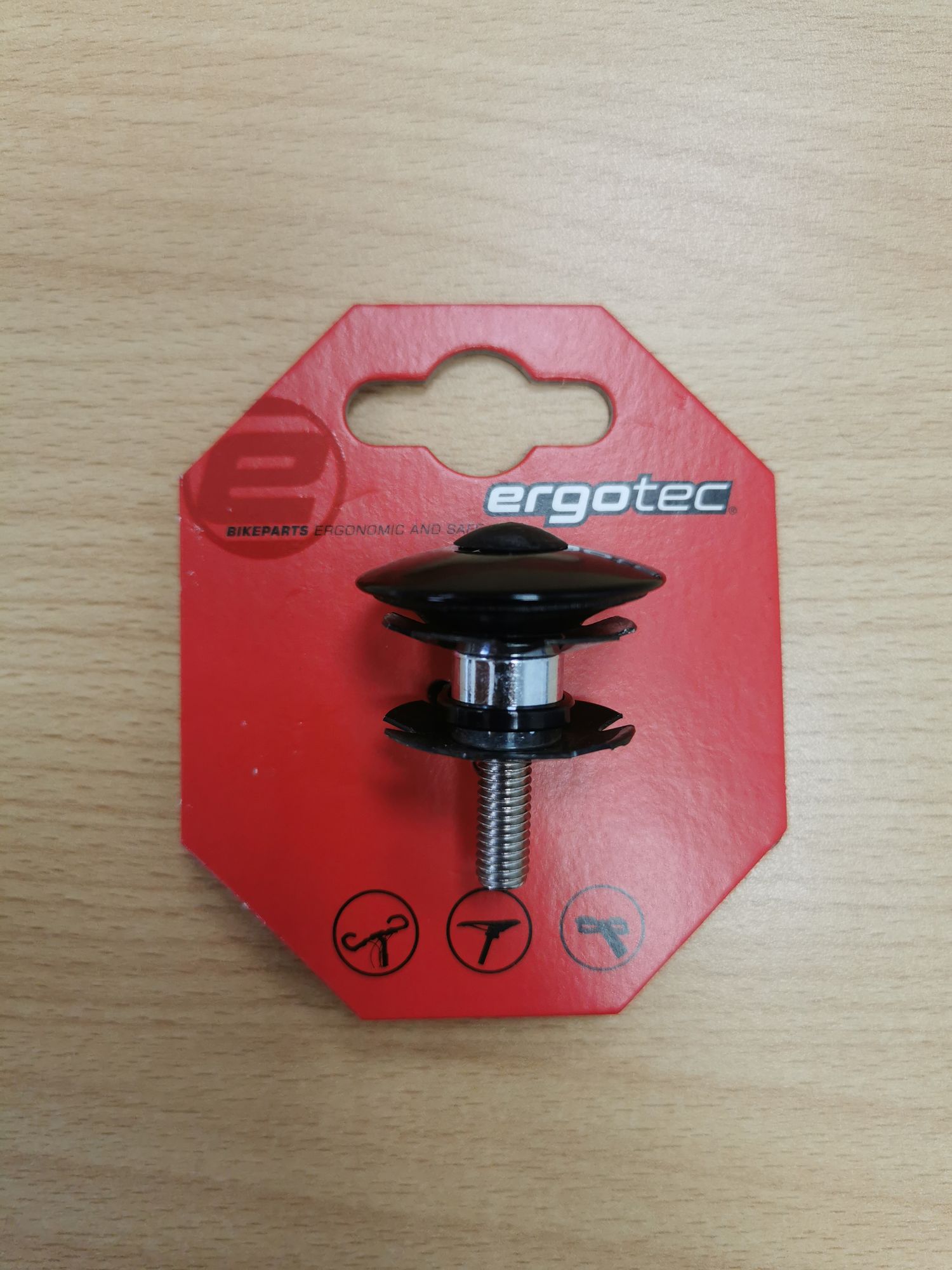 Abdeckklappe Ergotec Ahead Kralle Conix 1 1/8" Aluminium schwarz