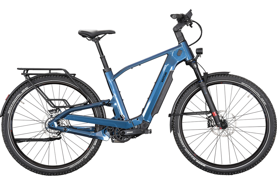 E-Bike Kettler PINNIATO FS SPORT Pinion MGU E1.12 29" 1055Wh 12G Automatik Diamant modern petrol blue shiny