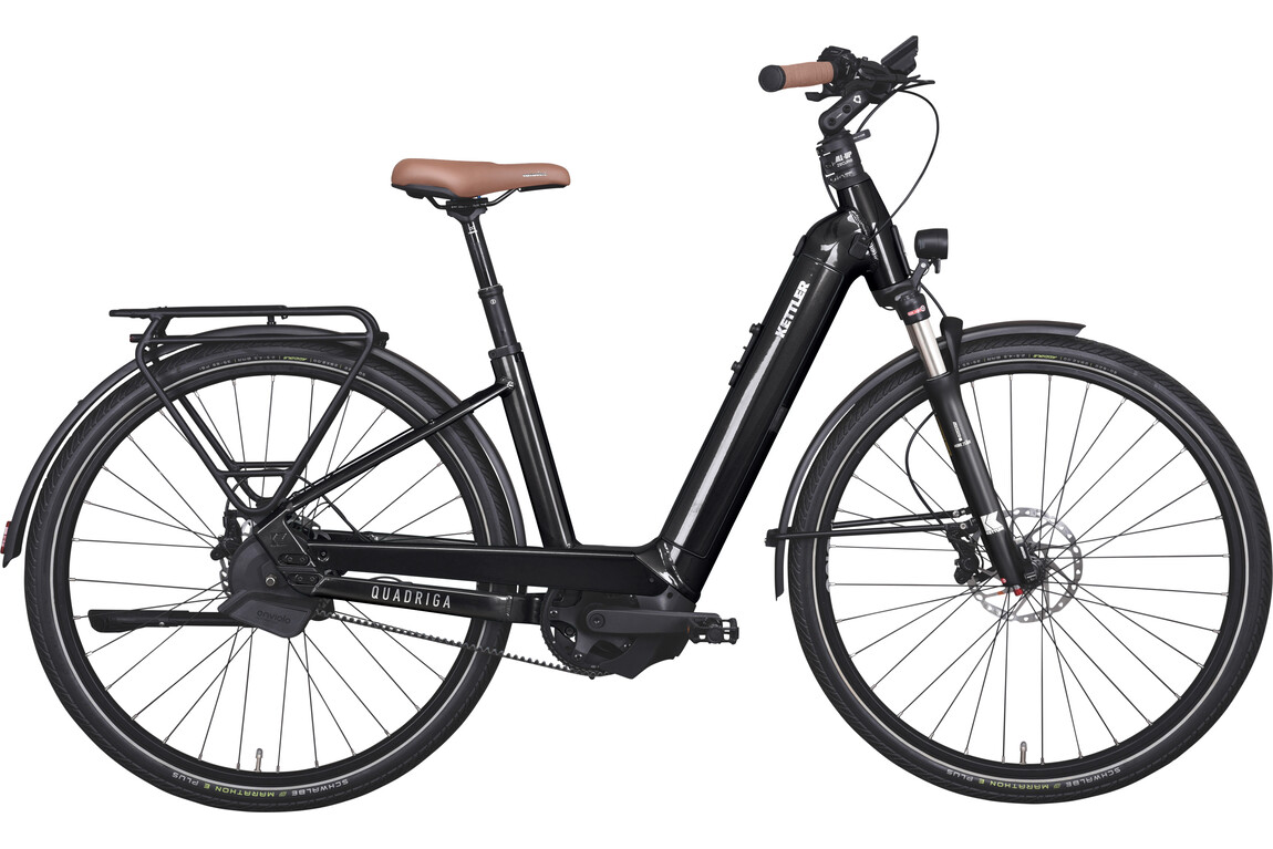 E-Bike KETTLER  QUADRIGA PRO BELT Automatic 28" Wave CX 750 Wh   black