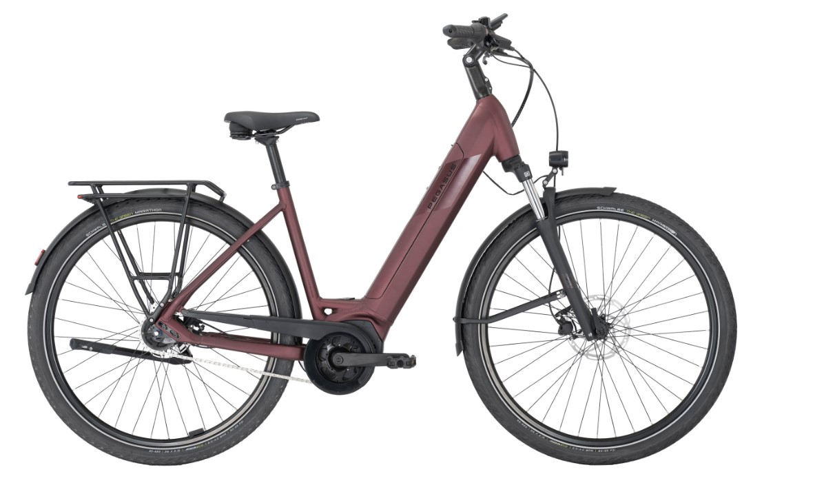 E-Bike PEGASUS SOLERO EVO 5F 28" 5G Perf. Line 750 Wh ruby red metallic matte