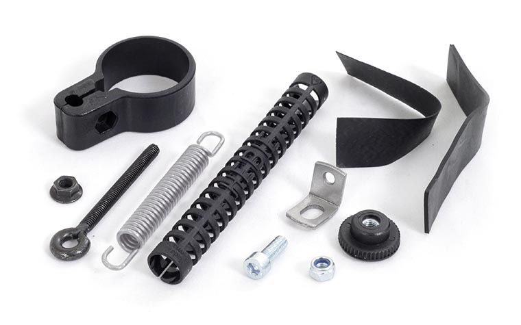 HEBIE Lenkungsdämpfer Mod. 0695 62 FE 02051 32 - 62 mm Oversize, schwarz