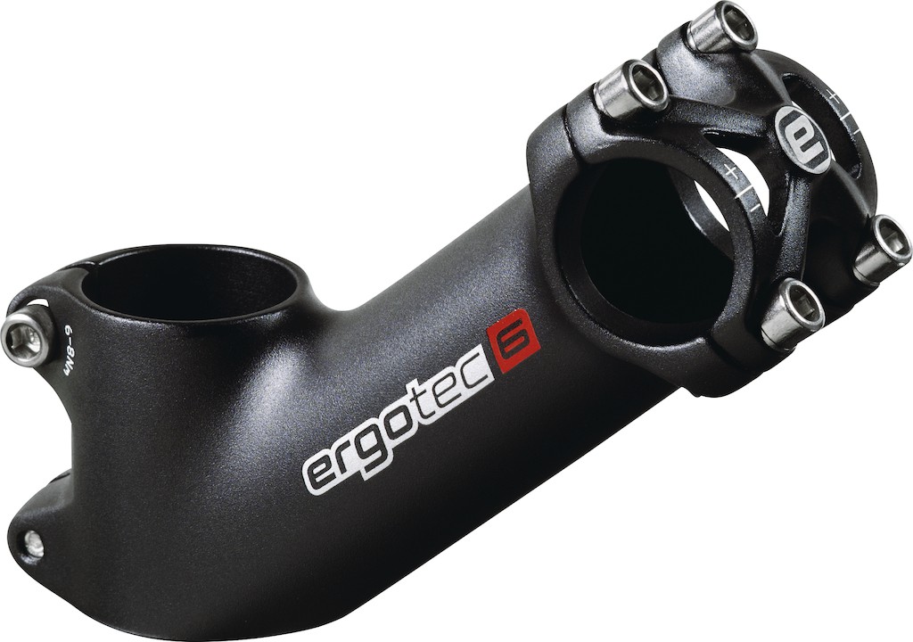 Ahead-Vorbau Ergotec High Pike Alu schwarz-matt 25,4 mm 1 1/8"