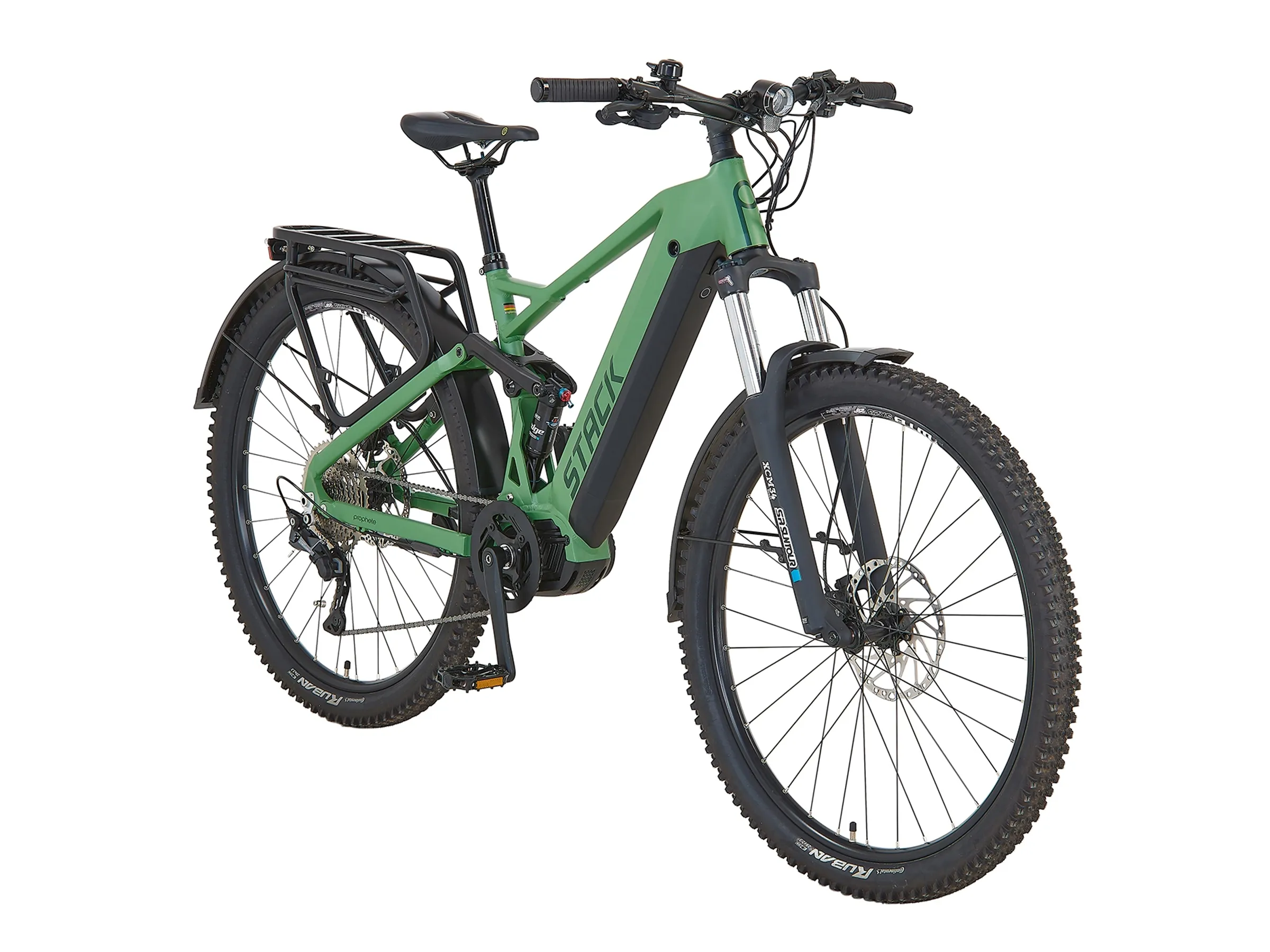 Prophete E-Bike SUV Stack 5.0 Full-Suspension Resedagrün Matt 29″