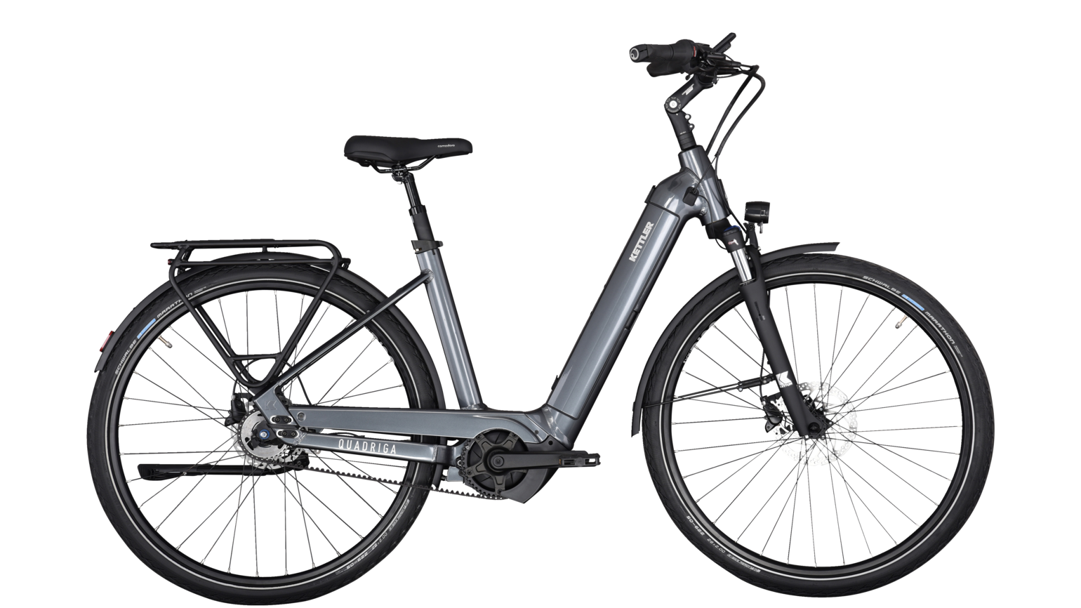 E-Bike Kettler Quadriga P5 Belt Rücktritt 28 Zoll Wave 5G Smart Perf. 625 Wh